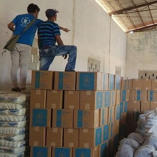 Bodega de WFP en Cuba